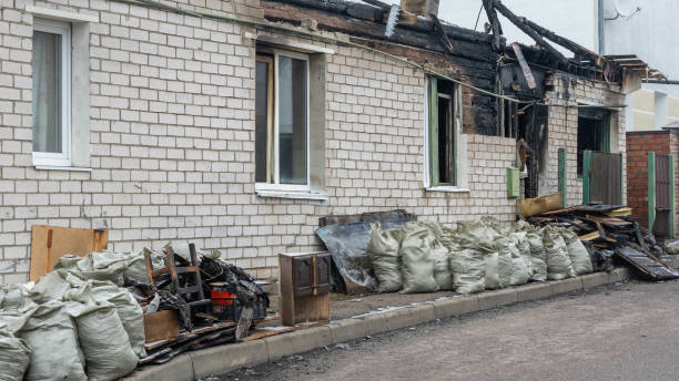 Professional Fire Damage Removal technician working in Edgewater, MD